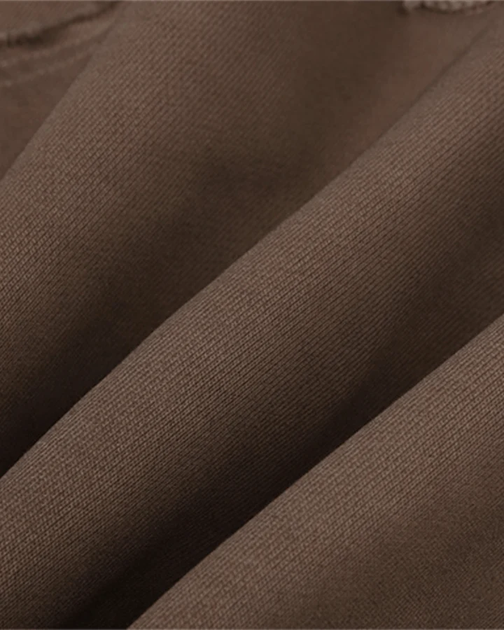 Paneled Stitch Line Zip-Up Hoodie - Image 12