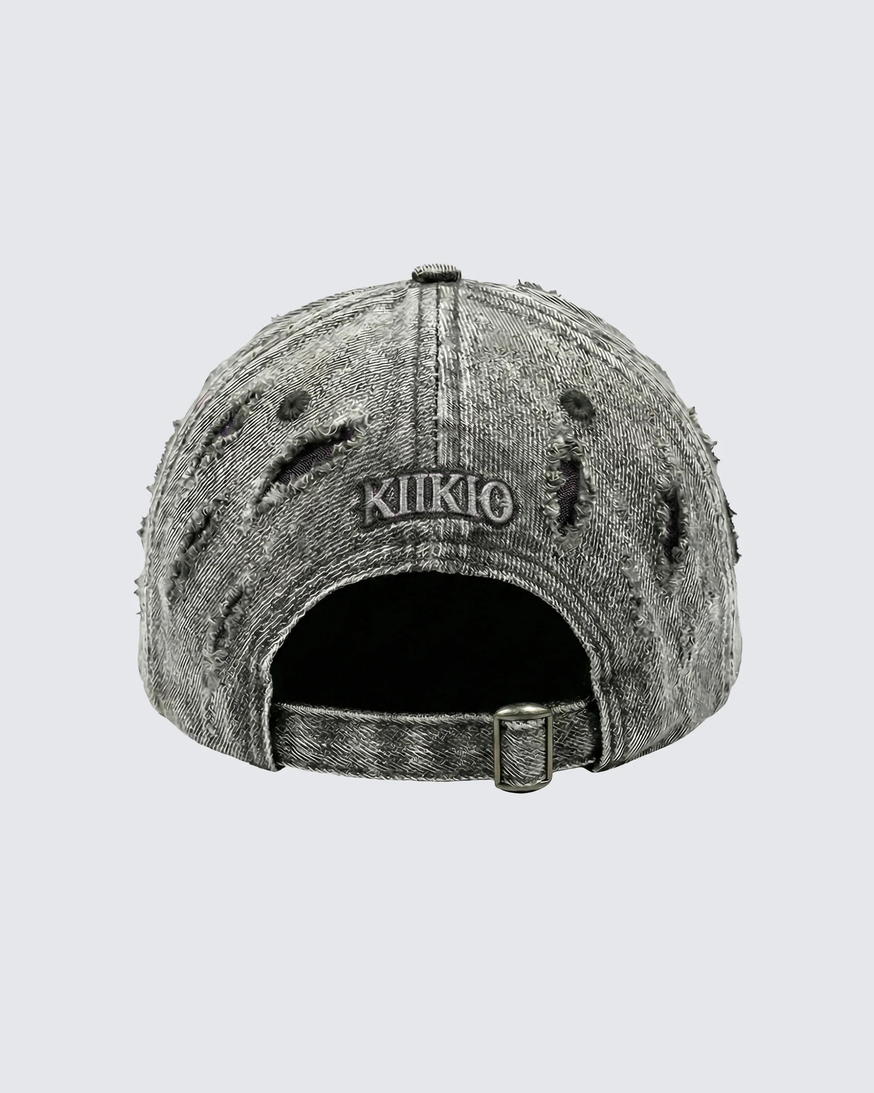 KIIKIO-Post-Apocalyptic Flame Metal Denim Cap - Image 8