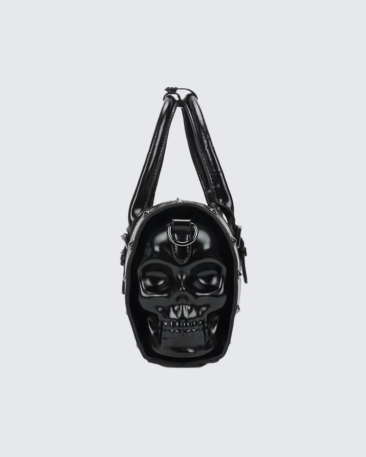 Punk Skull Studded Crossbody Bag - Image 2