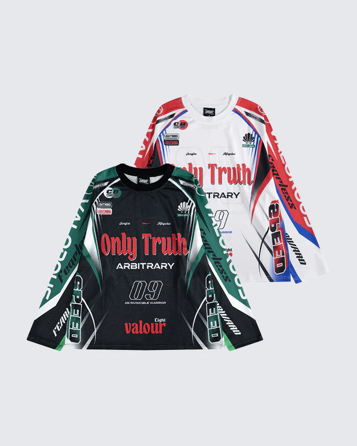 Racing Graphic Long Sleeve Mesh Jersey - Image 2