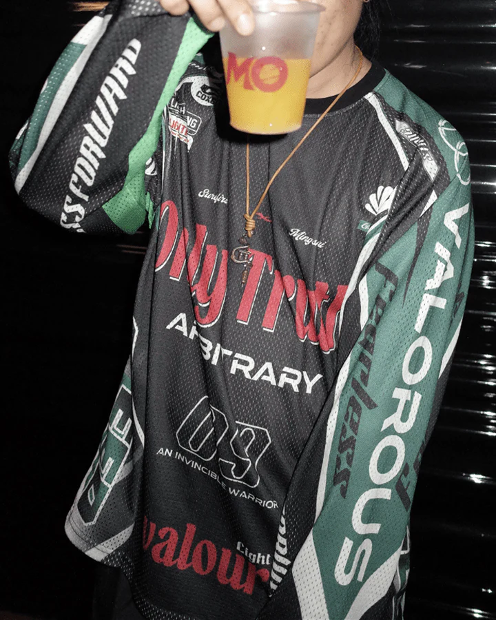 Racing Graphic Long Sleeve Mesh Jersey - Image 9