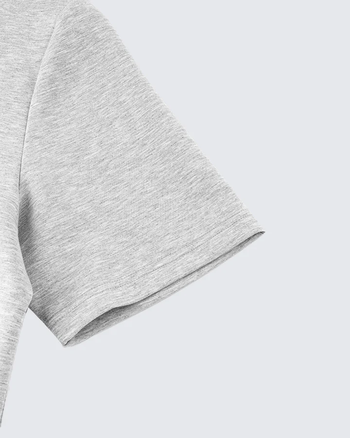 Studded Abstract Line Art Graphic Tee - Image 8