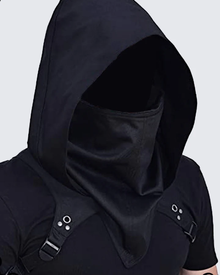 Techwear Detachable Hooded Face Cover Mask - Image 3