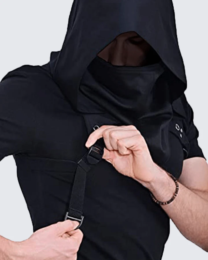 Techwear Detachable Hooded Face Cover Mask - Image 4