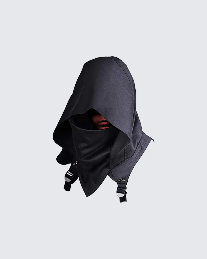 Techwear Detachable Hooded Face Cover Mask - Image 5