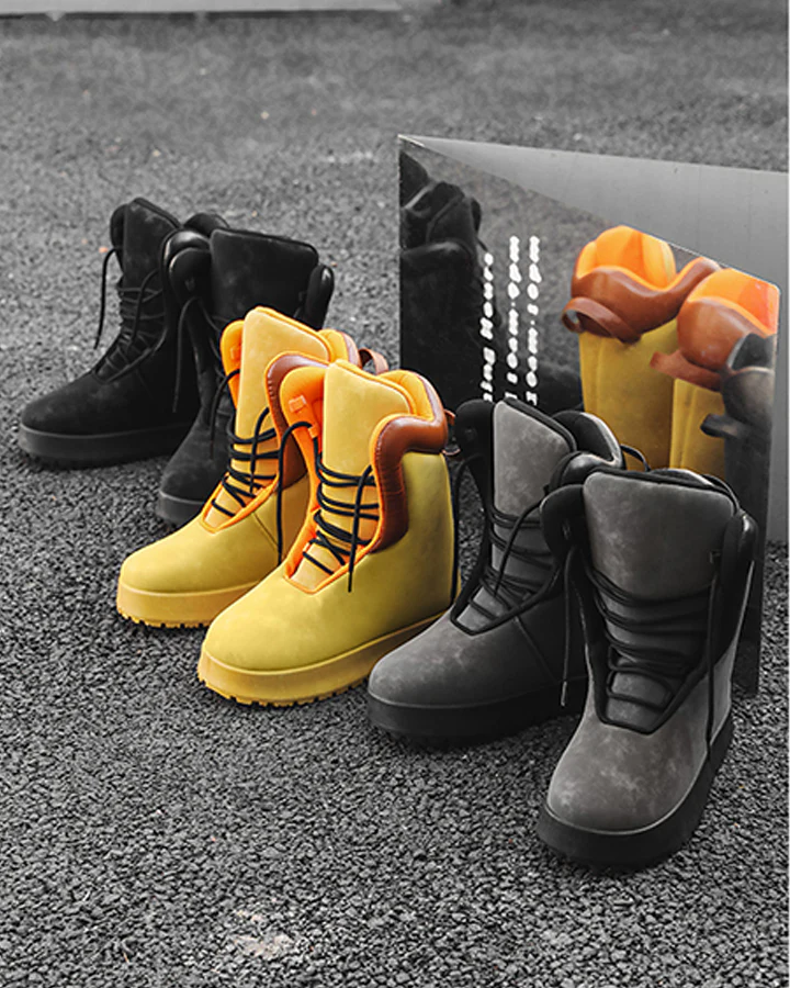 Trendy Oversized High-Top Puffer Boots - Image 10