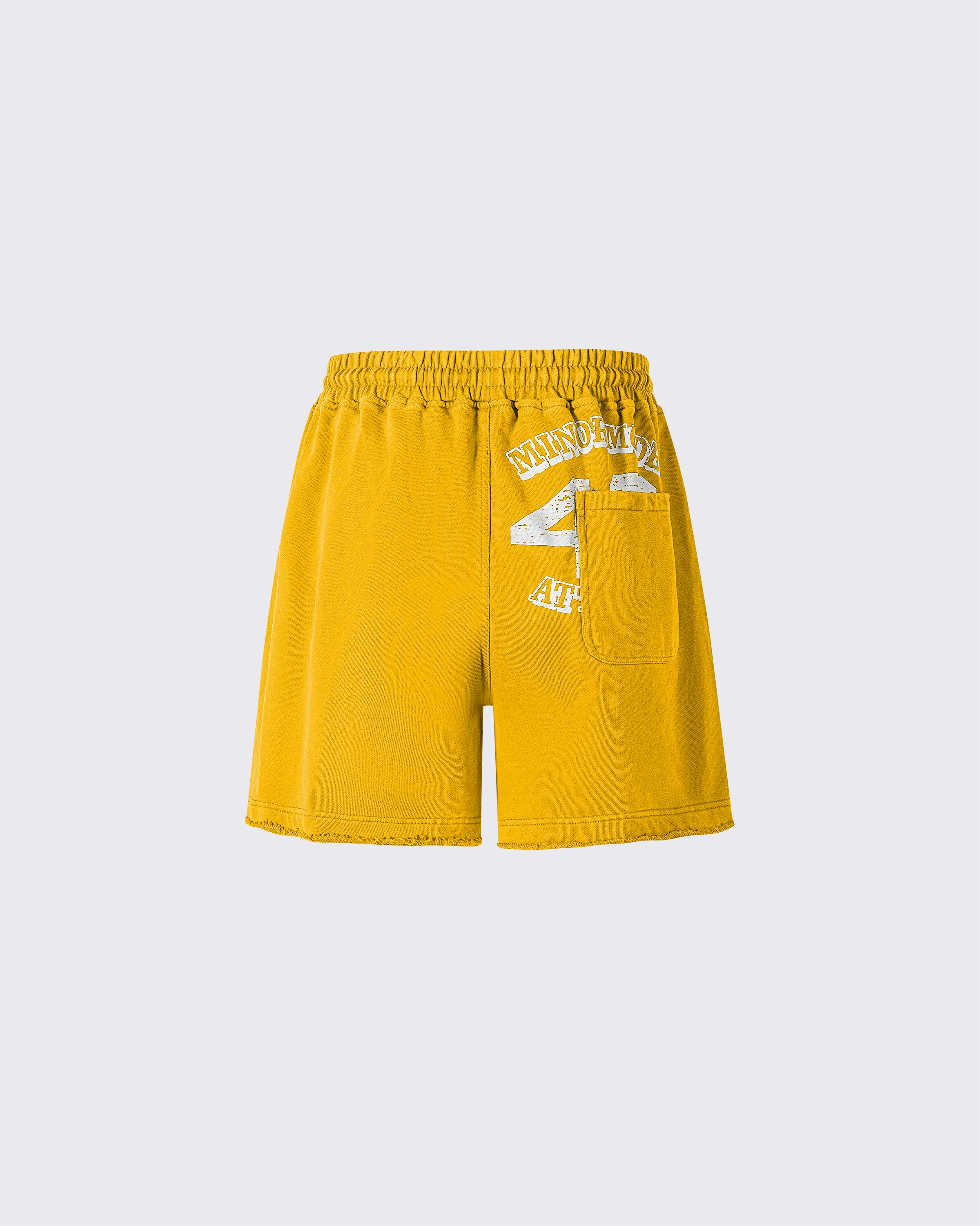 Vintage Logo Print Cotton Shorts - Image 3