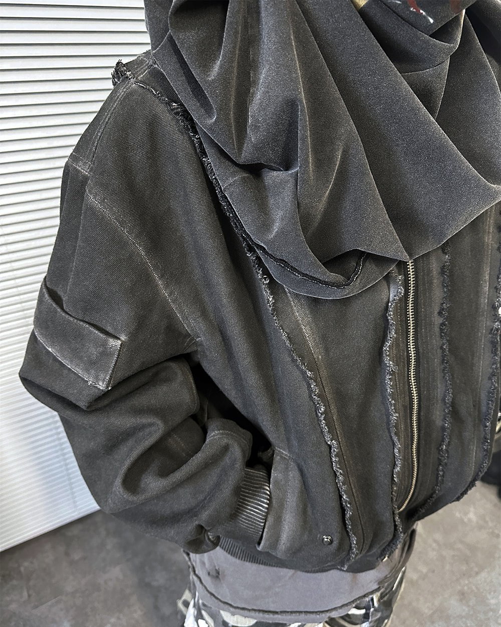KIIKIO Vintage Street Style Bomber Jacket - Image 4