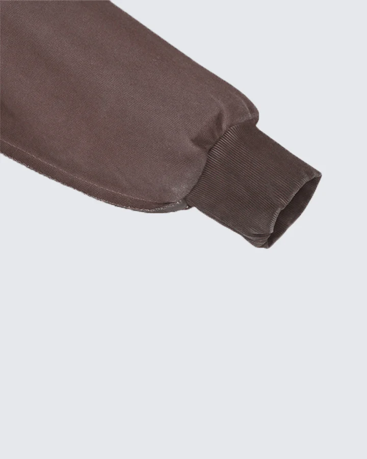Washed Stitch Detail Oversized Hoodie - Image 10