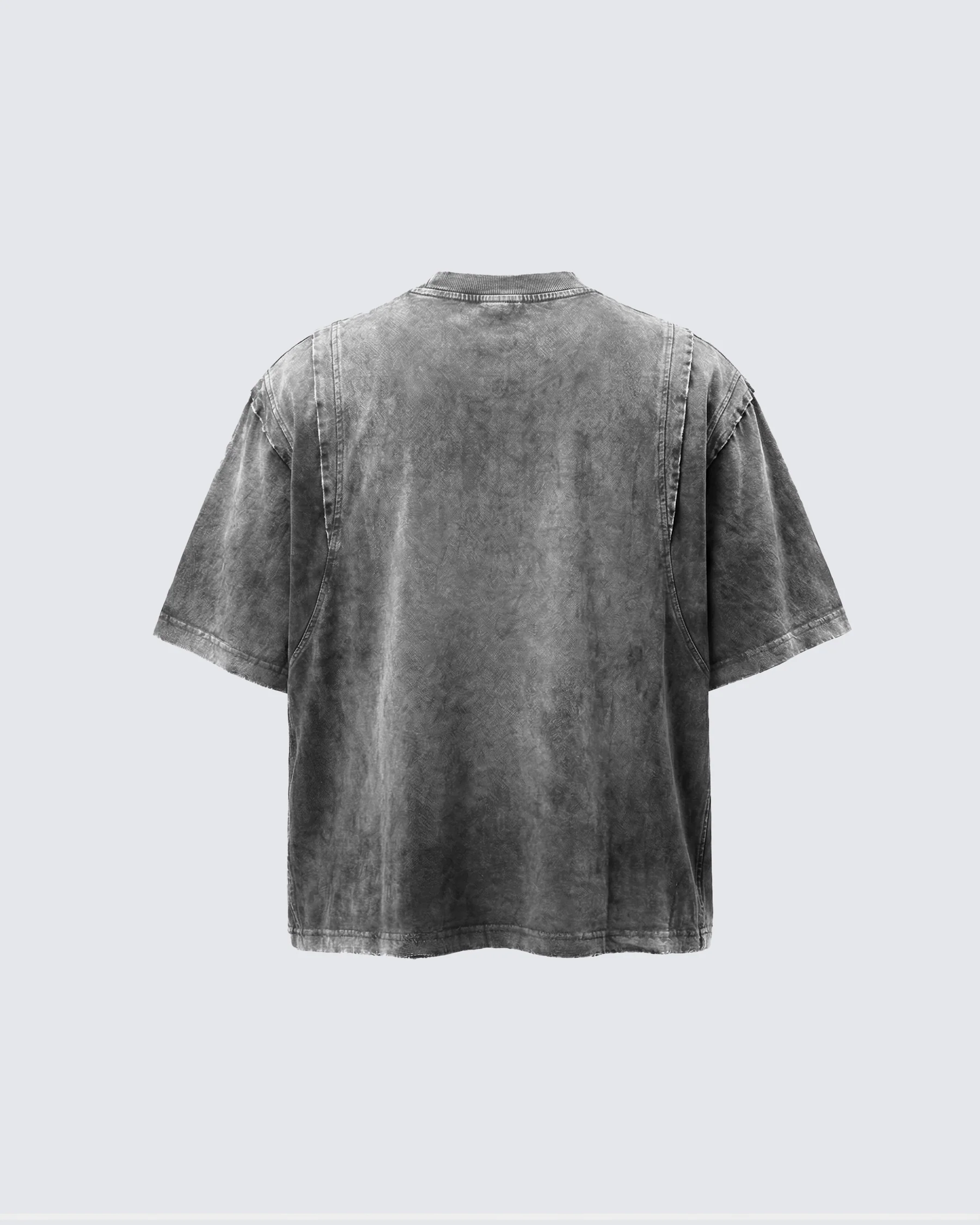 KIIKIO-Washed Vintage Graphic T-Shirt - Image 7