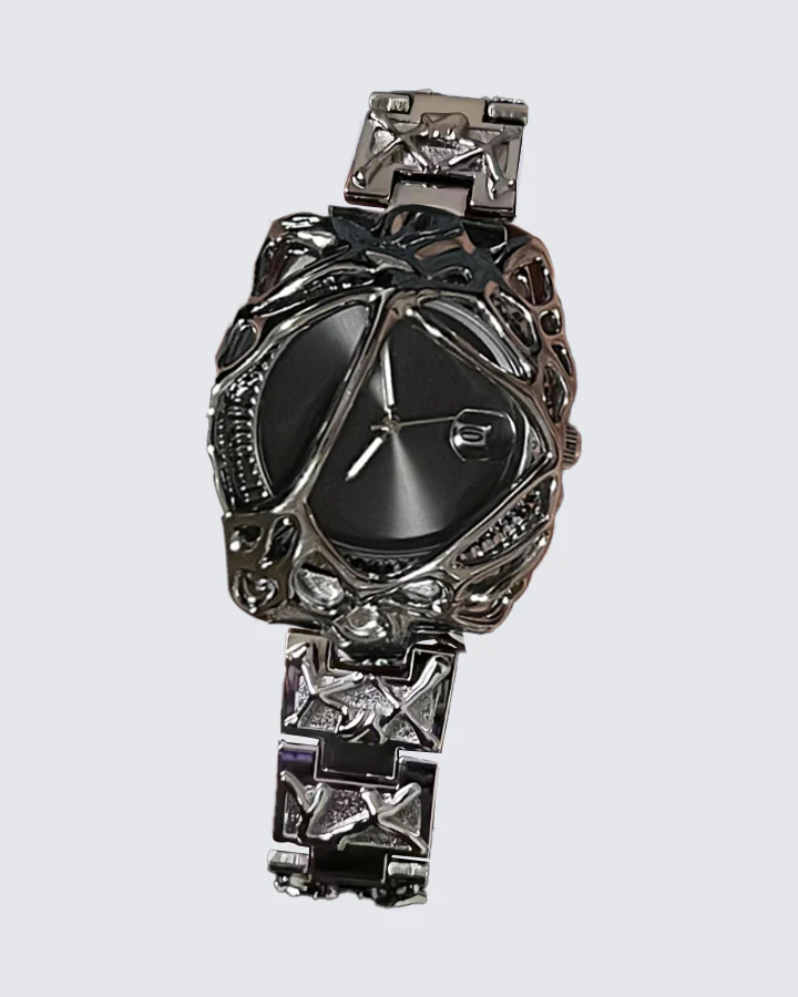 Y2K Abstract Metal Frame Watch - Image 5
