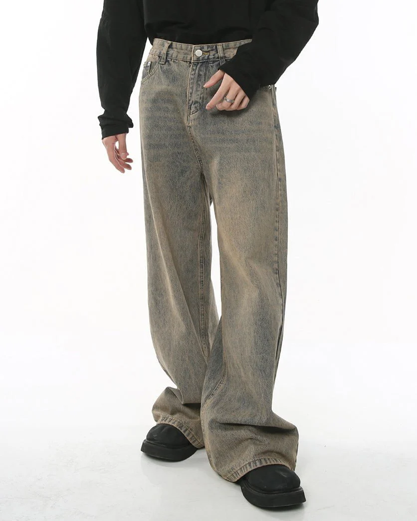 Distressed Vintage Baggy Jeans - Image 4