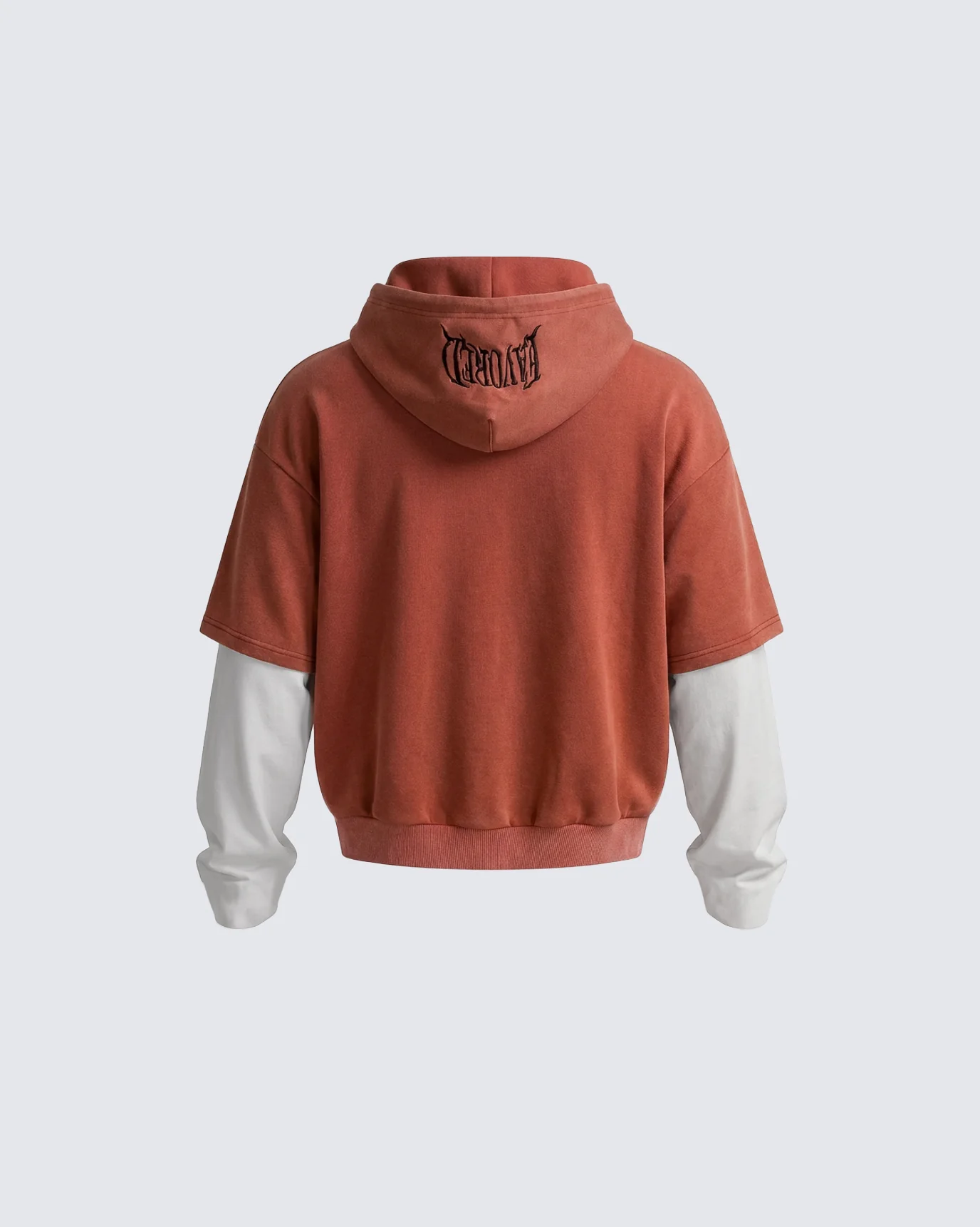 Layered Jersey Hoodie - Image 5
