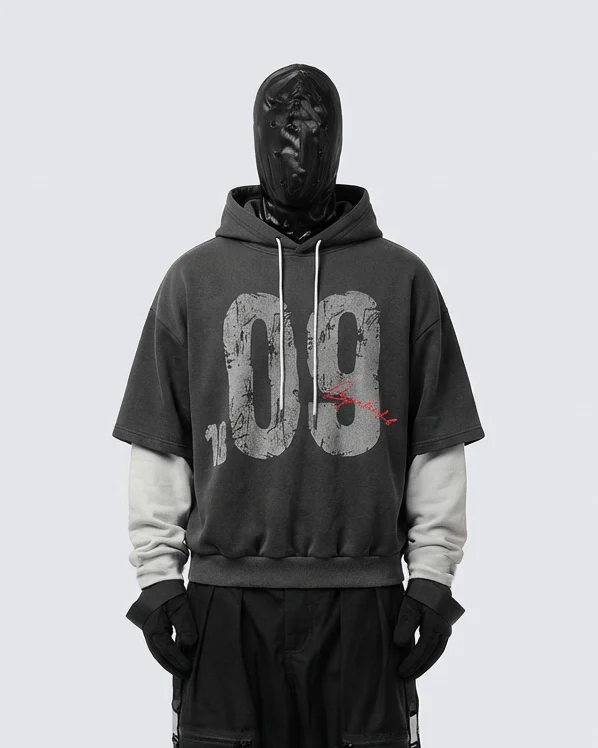 Layered Jersey Hoodie - Image 8