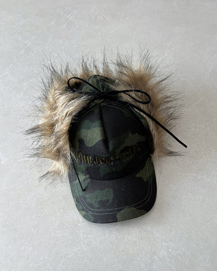 Leopard Camouflage Ear-Flap Baseball Cap - Image 2