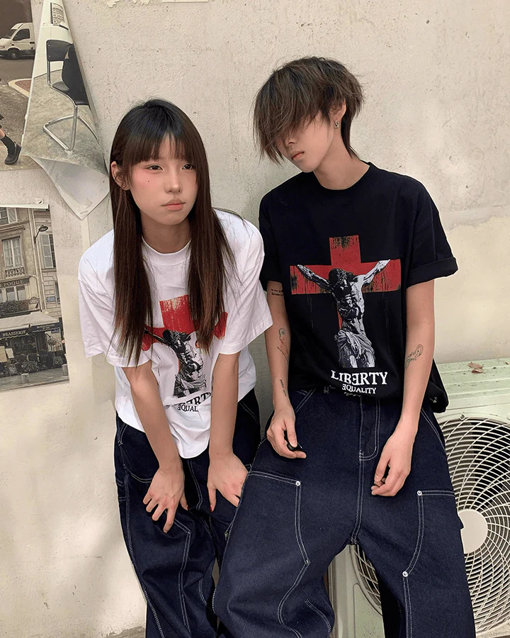 Liberty and Equality Graphic T-Shirt - Image 4
