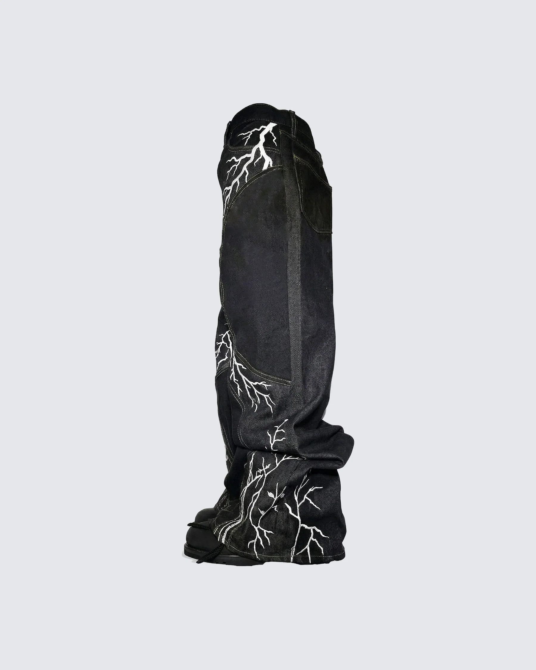 LIGHTNING Series | Double-Sided Embroidery Raw Denim - Image 11