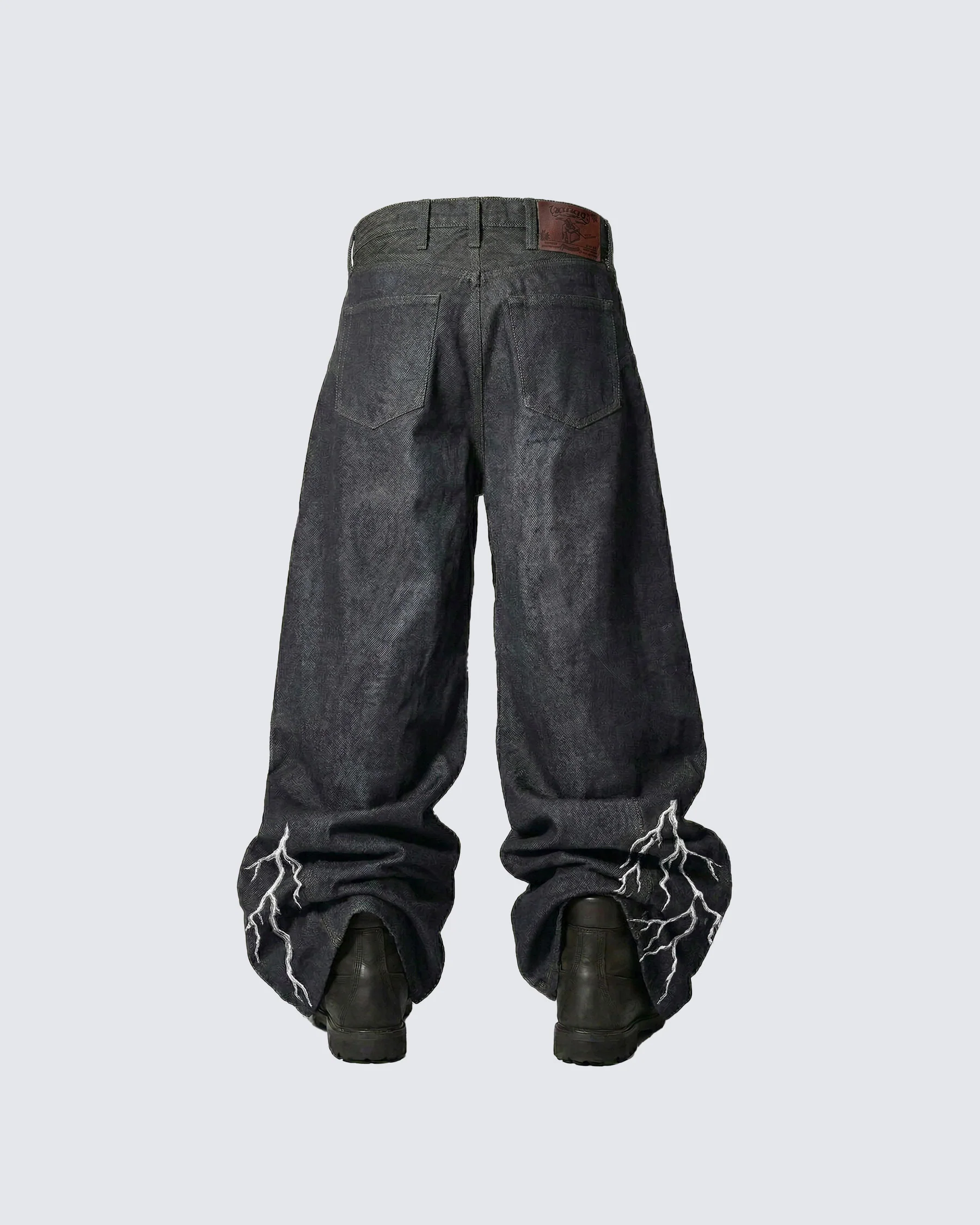 LIGHTNING Series | Double-Sided Embroidery Raw Denim - Image 15