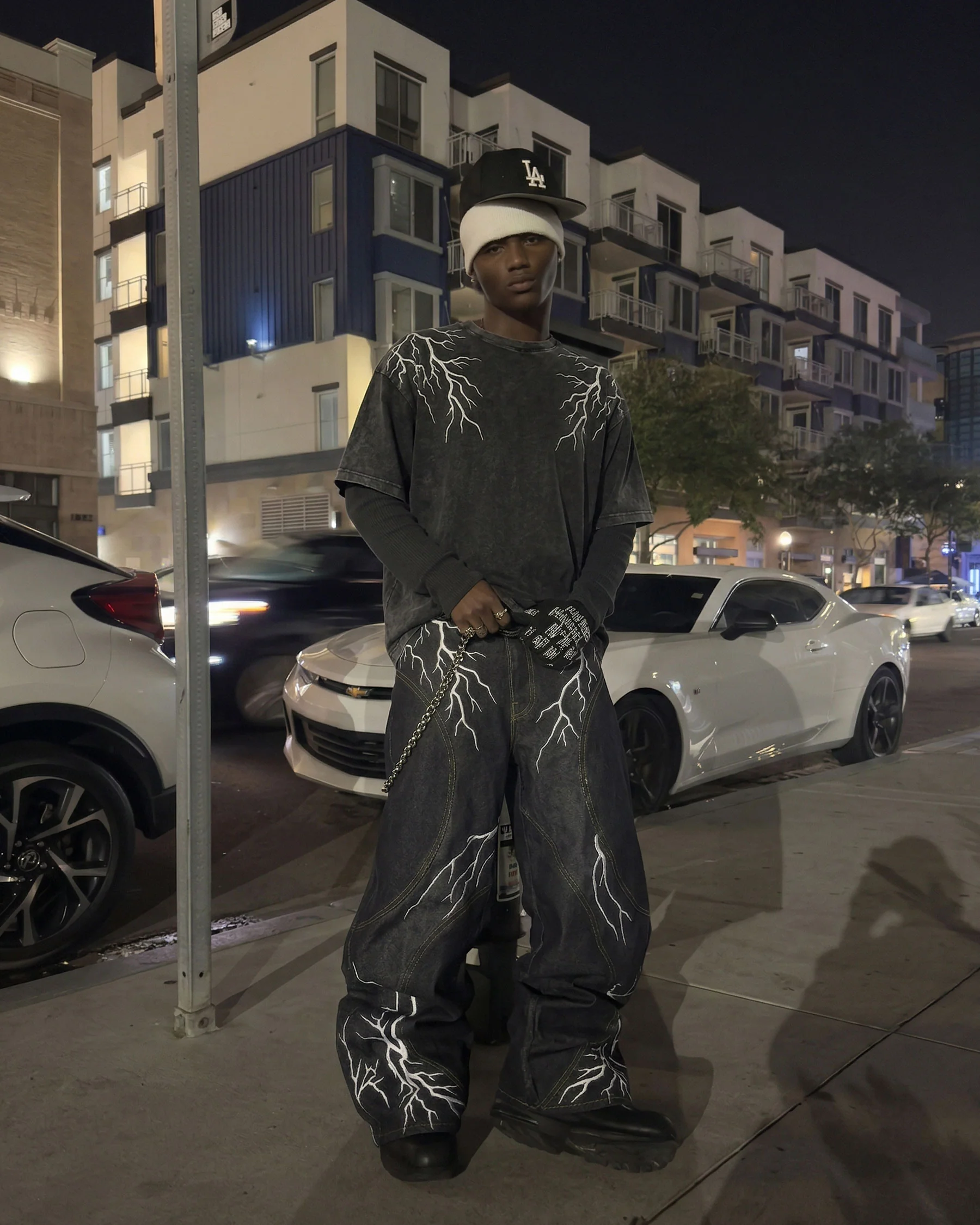 LIGHTNING Series | Double-Sided Embroidery Raw Denim - Image 22