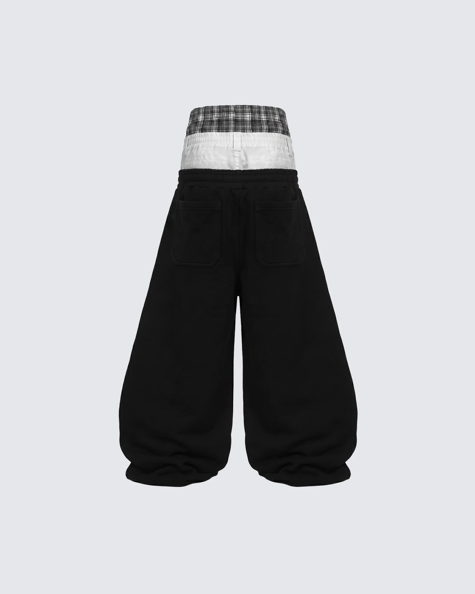 LIGHTNING Series | Layered Waist Wide-Leg Sweatpants - Image 5