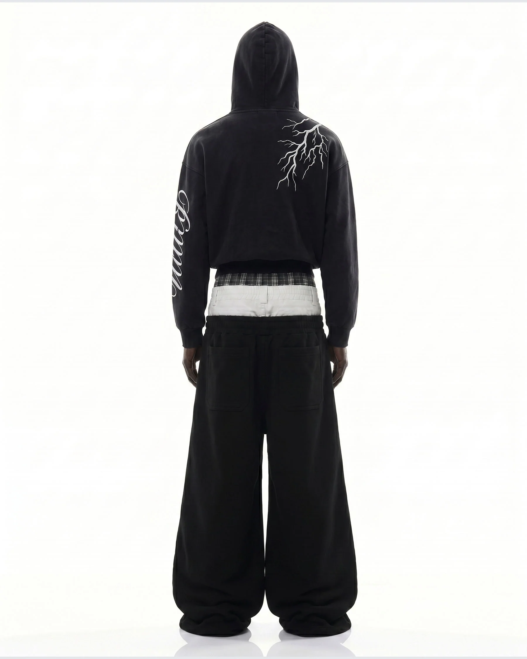LIGHTNING Series | New Dark Hooded Zip Sweatshirt - Image 7