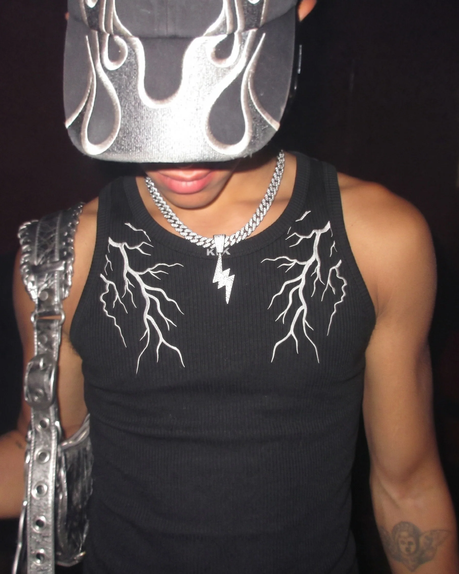 LIGHTNING Series | Pendant Cuban Chain Necklace - Image 3