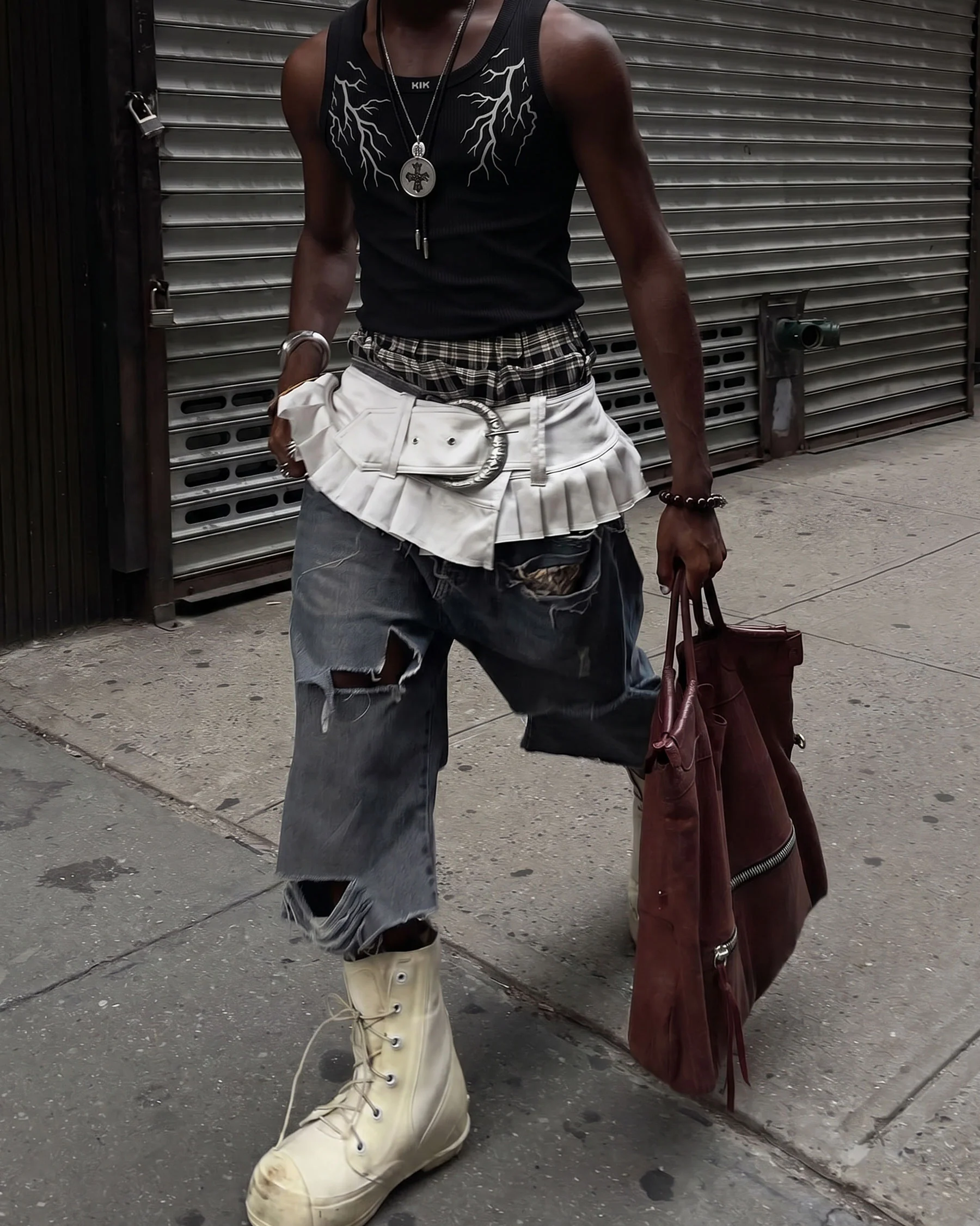LIGHTNING Series | Street Style Ribbed Tank Top - Image 14