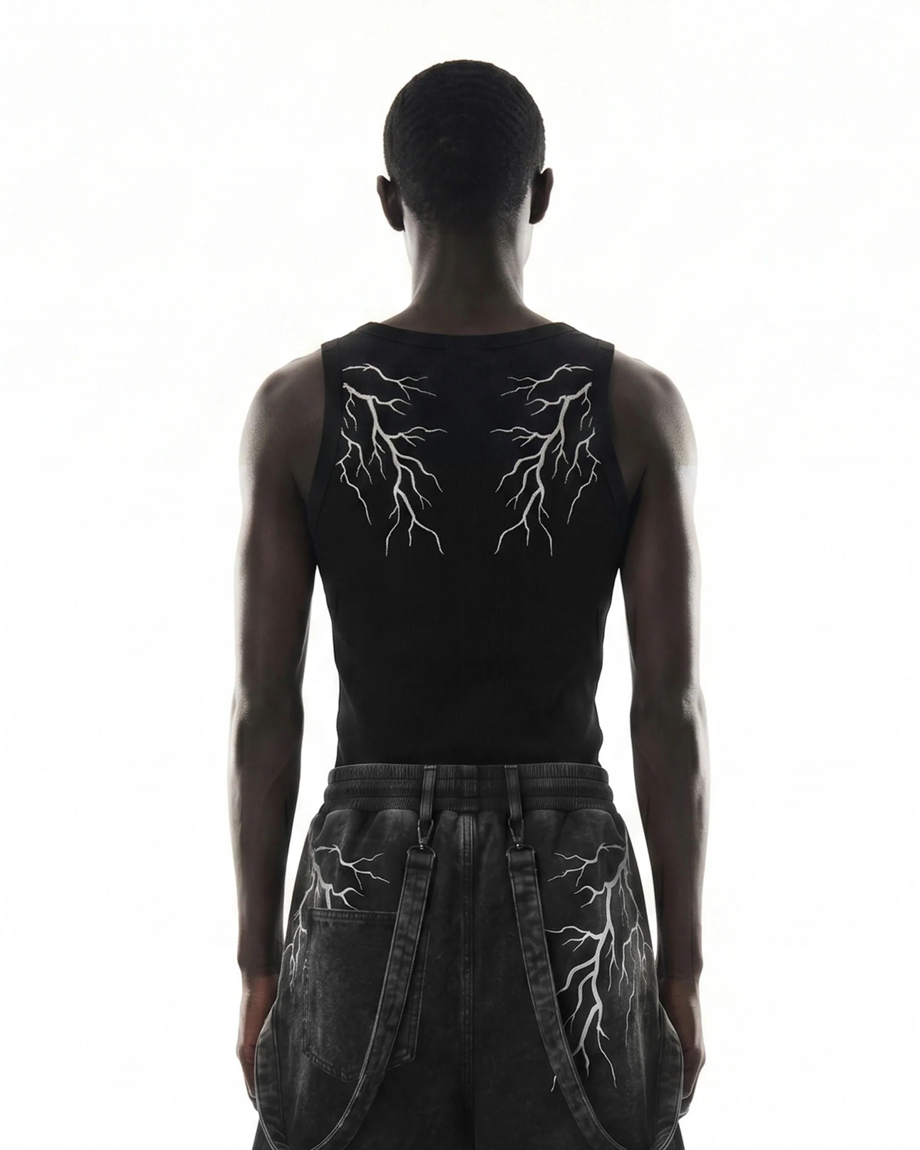 LIGHTNING Series | Street Style Ribbed Tank Top - Image 2