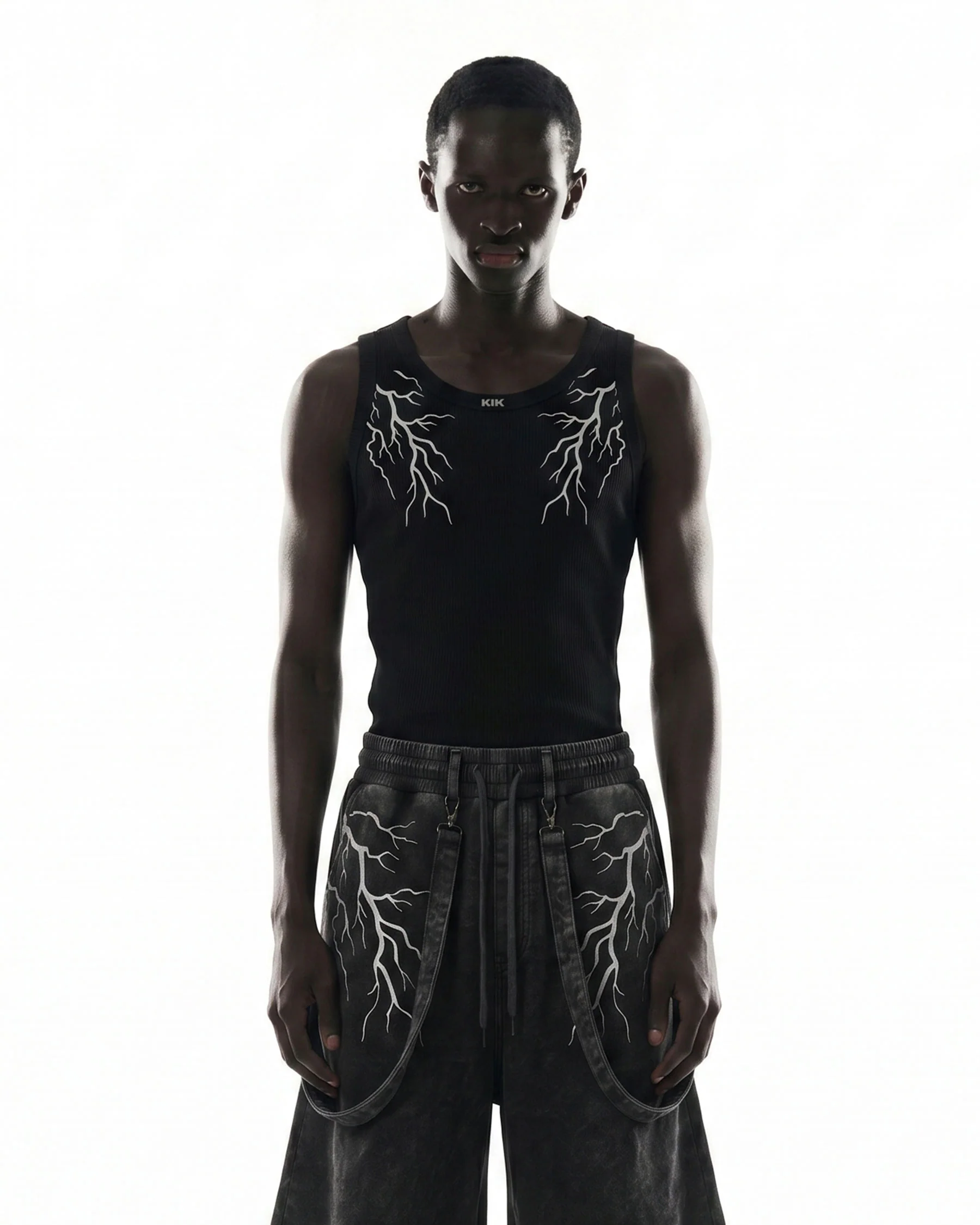 LIGHTNING Series | Street Style Ribbed Tank Top - Image 6