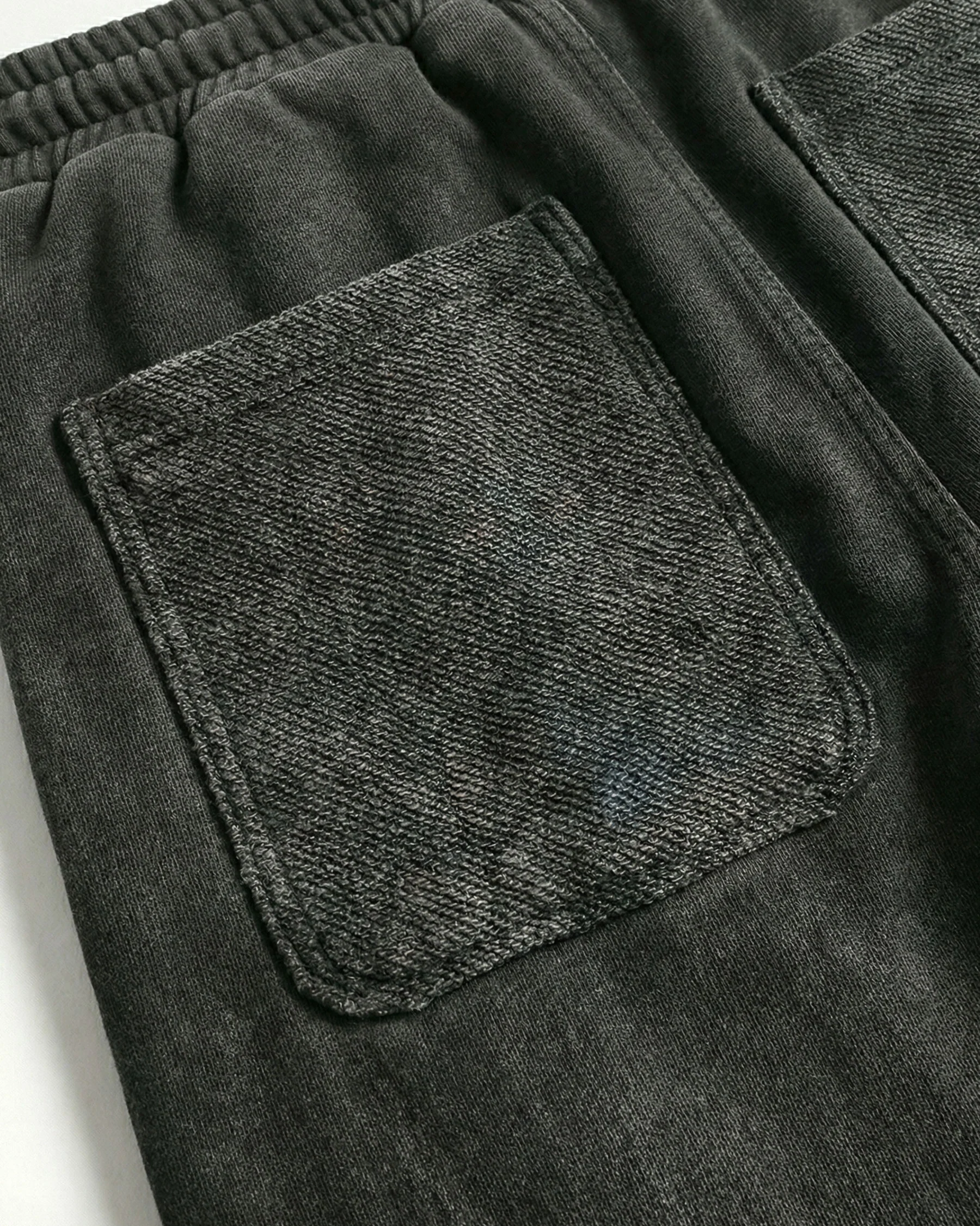 LOW SATURATION-Spring New Washed Zip Hem Sweatpants - Image 8
