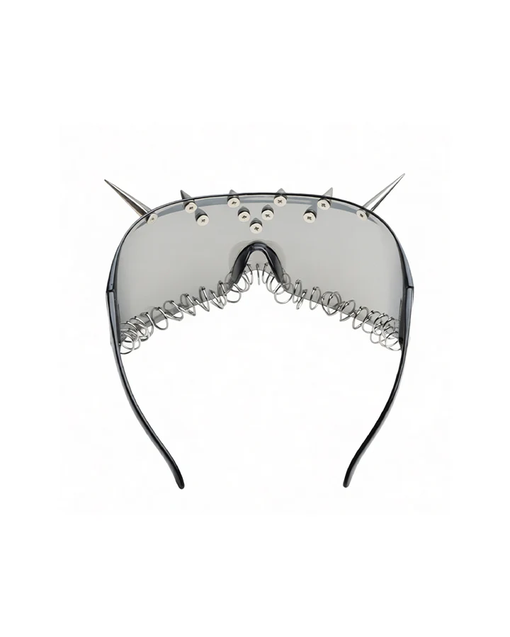 Mask Spiked Ring Cyberpunk Glasses - Image 5