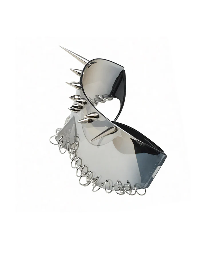 Mask Spiked Ring Cyberpunk Glasses - Image 7