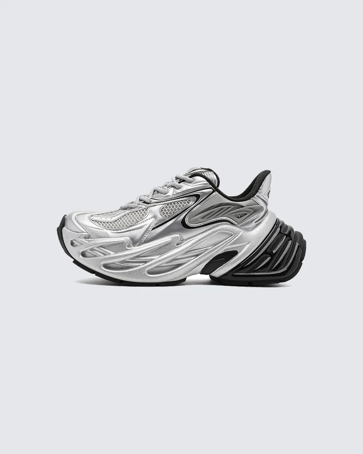 Mecha-Style Height-Increasing Chunky Sneakers