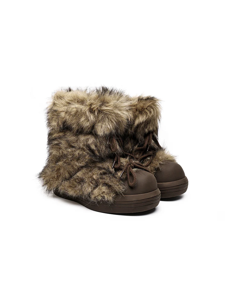 Millennial Style Iceland Faux Fur Snow Boots - Image 6