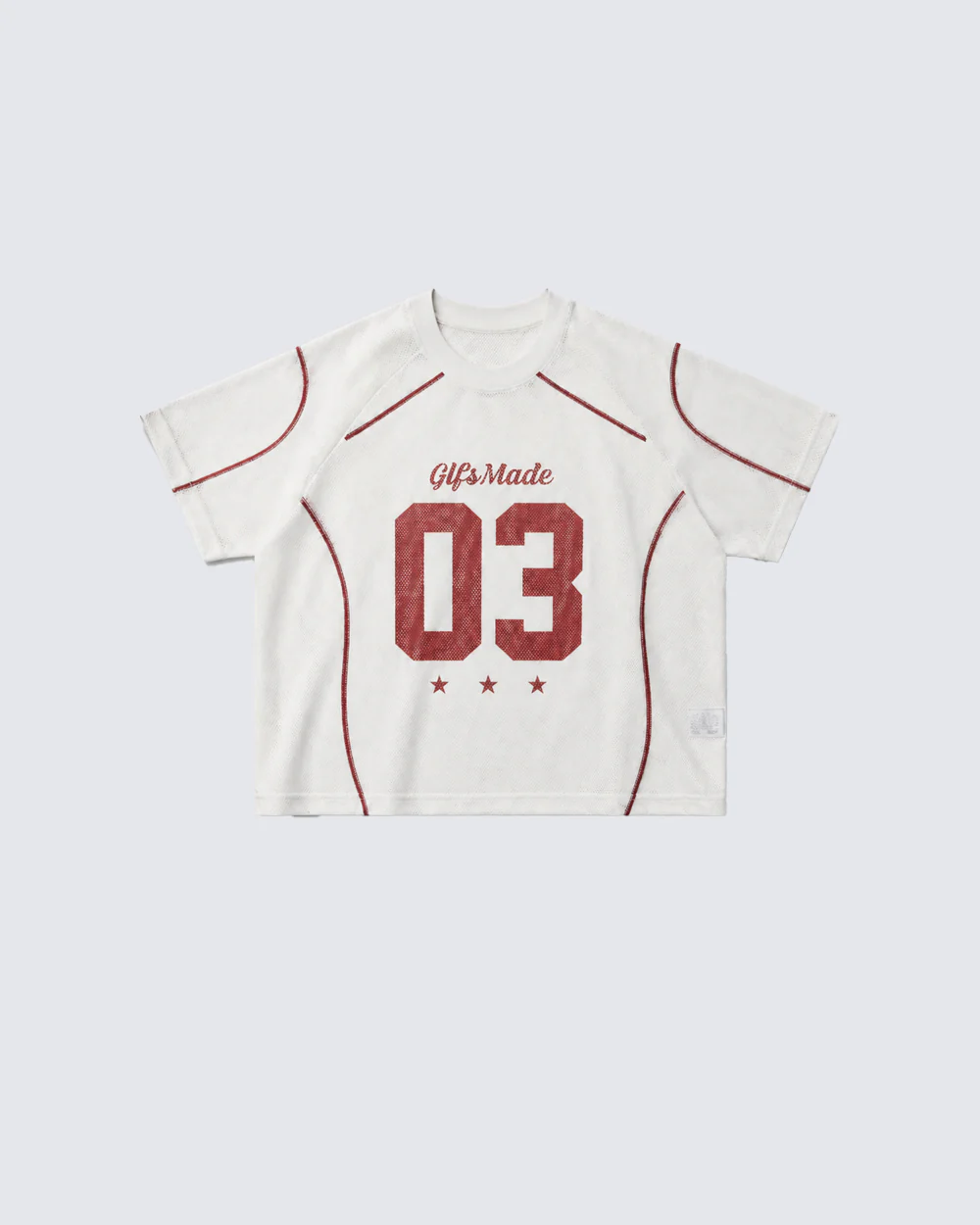 Minimal Retro Number Panel Jersey Tee - Image 3
