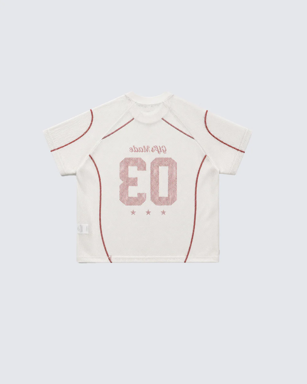 Minimal Retro Number Panel Jersey Tee - Image 4