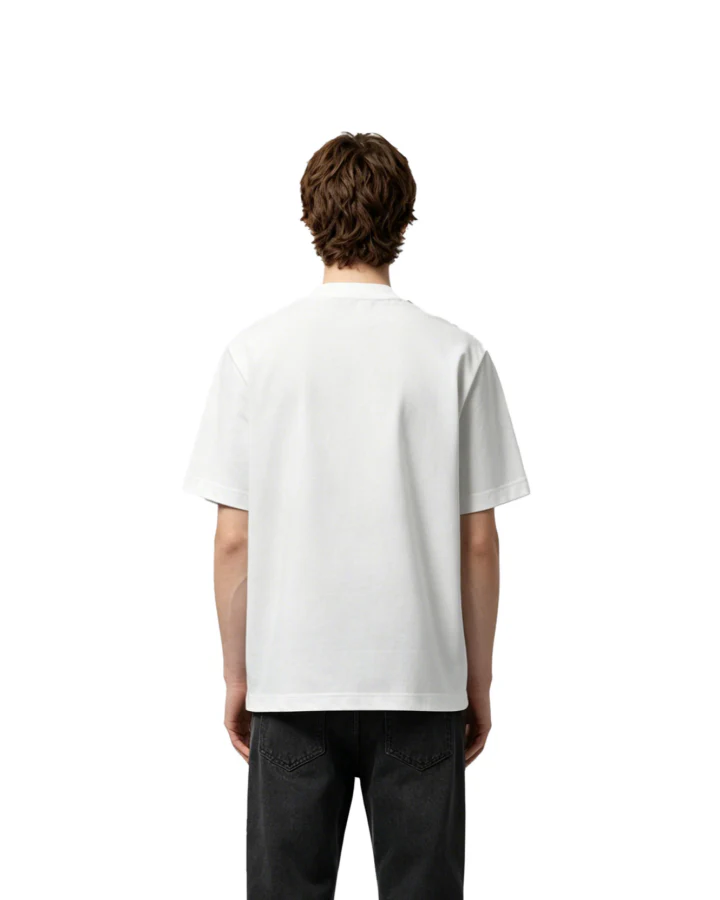 Minimal Studded Letter Print Street T-Shirt - Image 4