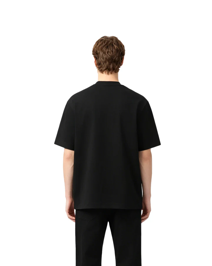 Minimal Studded Letter Print Street T-Shirt - Image 8