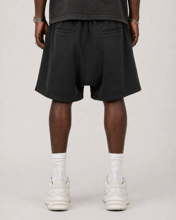 Minimal Zipper Detail Street Shorts - Image 8
