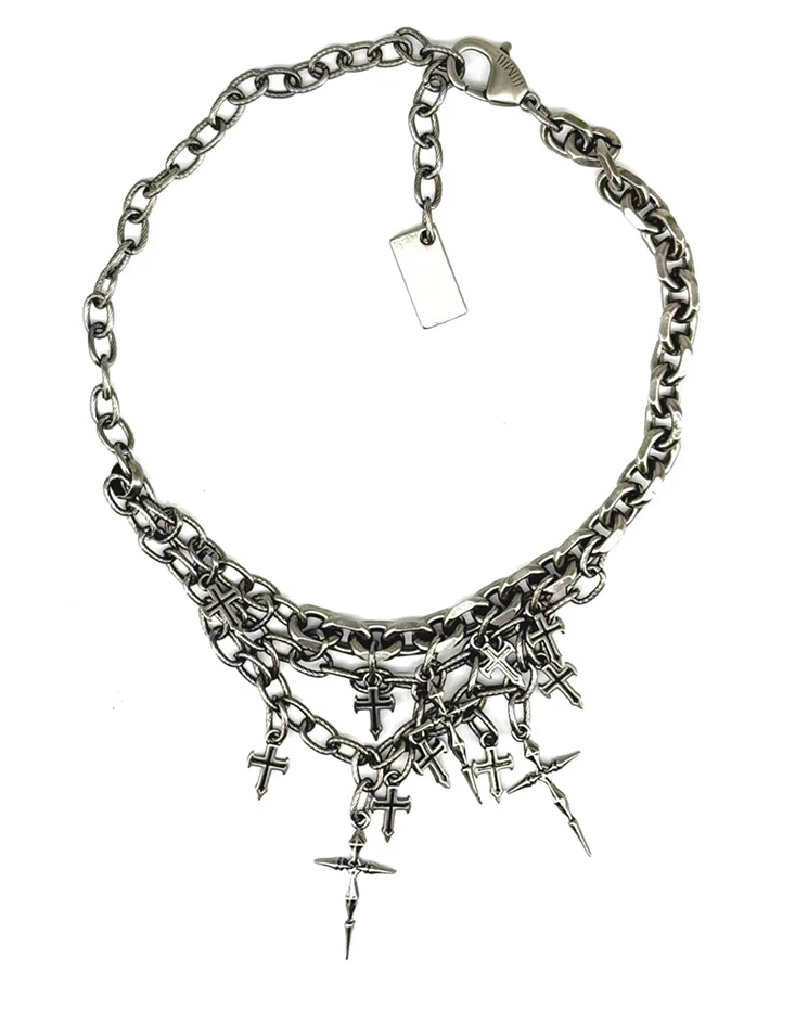 Minimalist Irregular Chain Necklace - Image 2