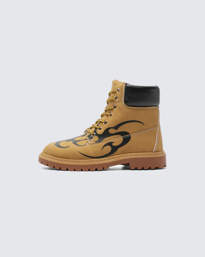 Motorcycle High-Top Martin Boots for Men - Image 2