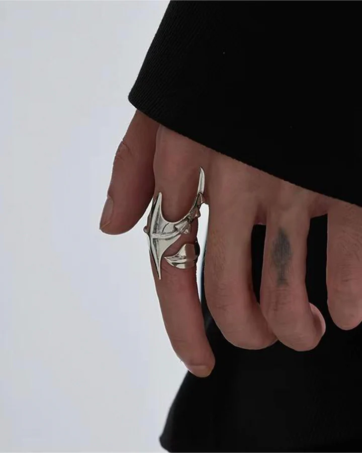 New Abstract Irregular Creative Ring - Image 2