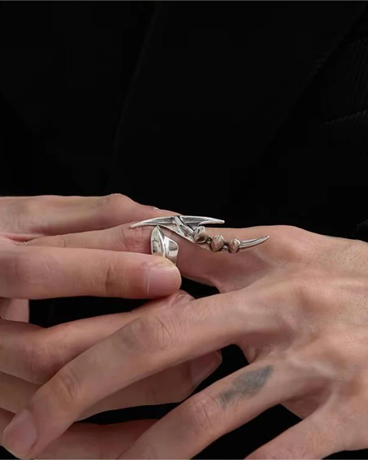 New Abstract Irregular Creative Ring - Image 3