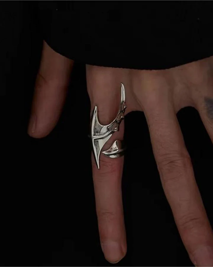 New Abstract Irregular Creative Ring - Image 5