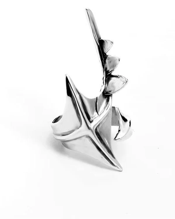 New Abstract Irregular Creative Ring - Image 6