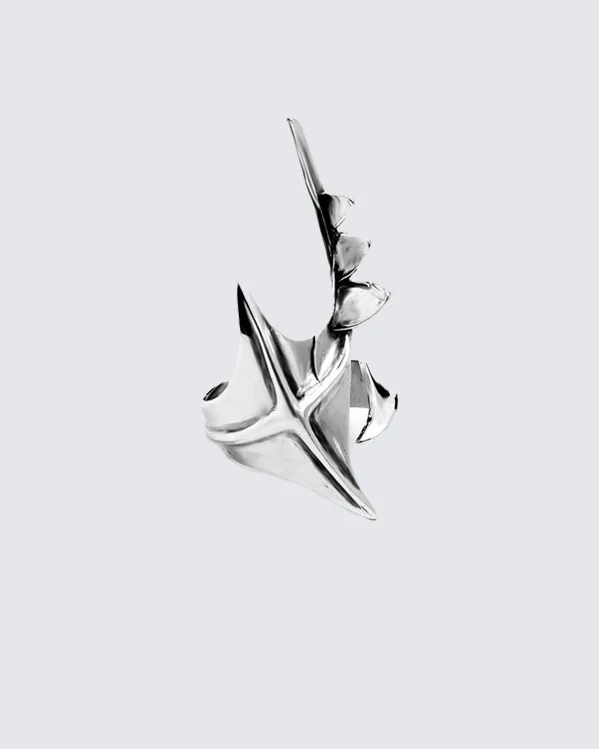 New Abstract Irregular Creative Ring - Image 7