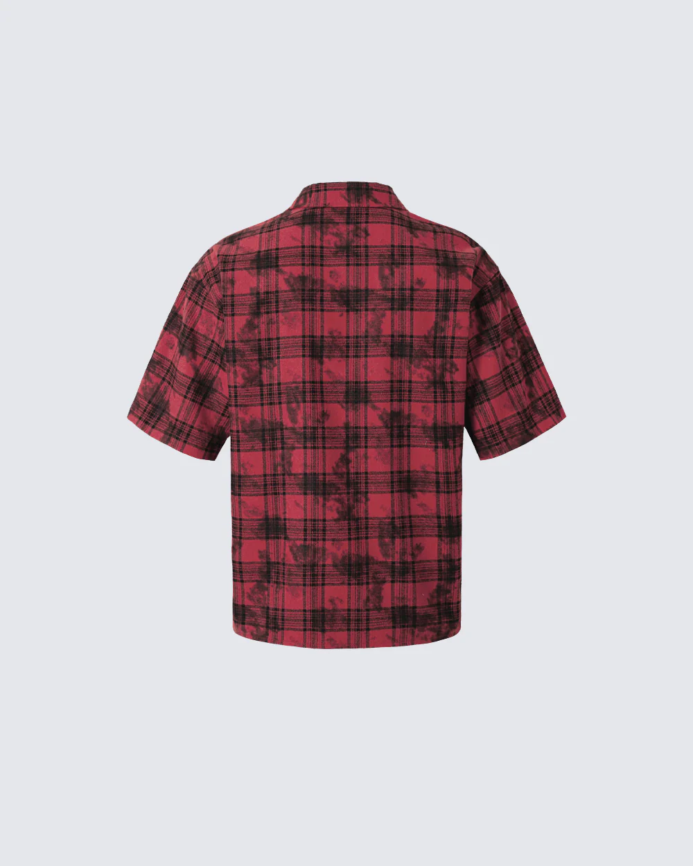 New American Red Plaid Print Shirt - Image 4