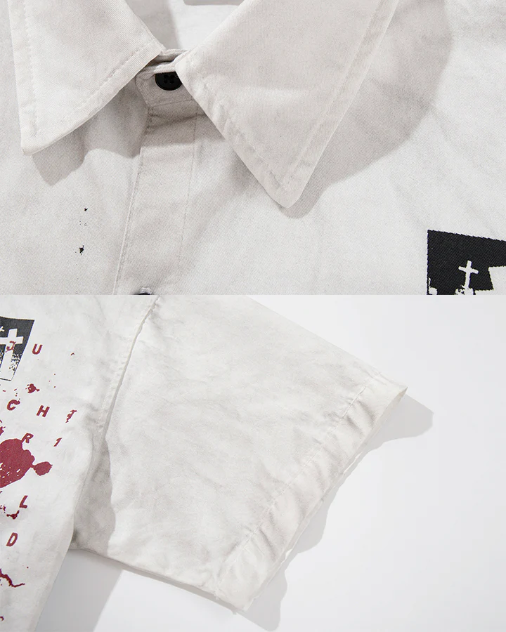 New American Wasteland Style Short Sleeve Shirt - Image 5