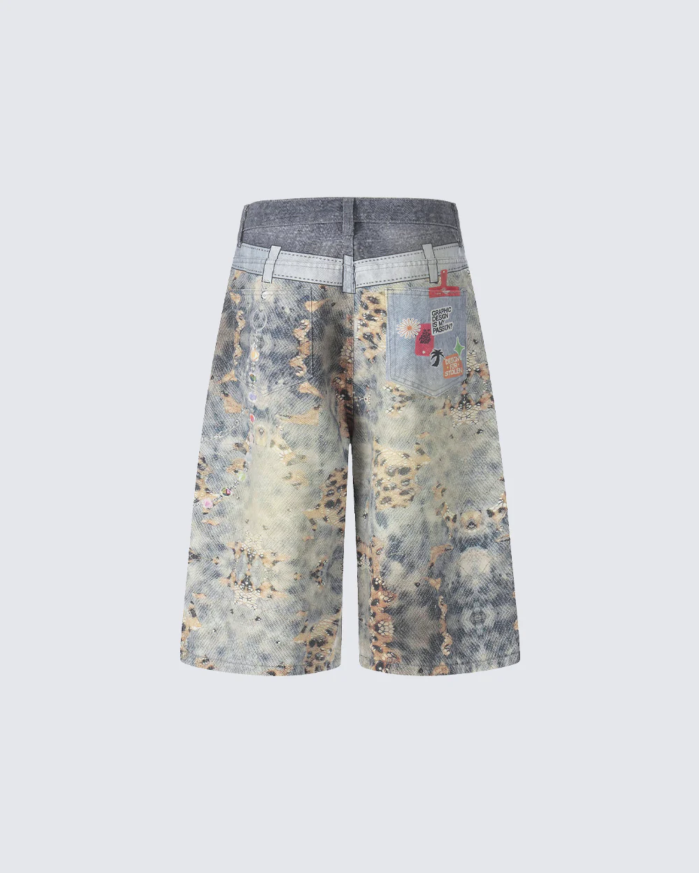 New Arrival 100% Cotton Printed Cargo Shorts - Image 3