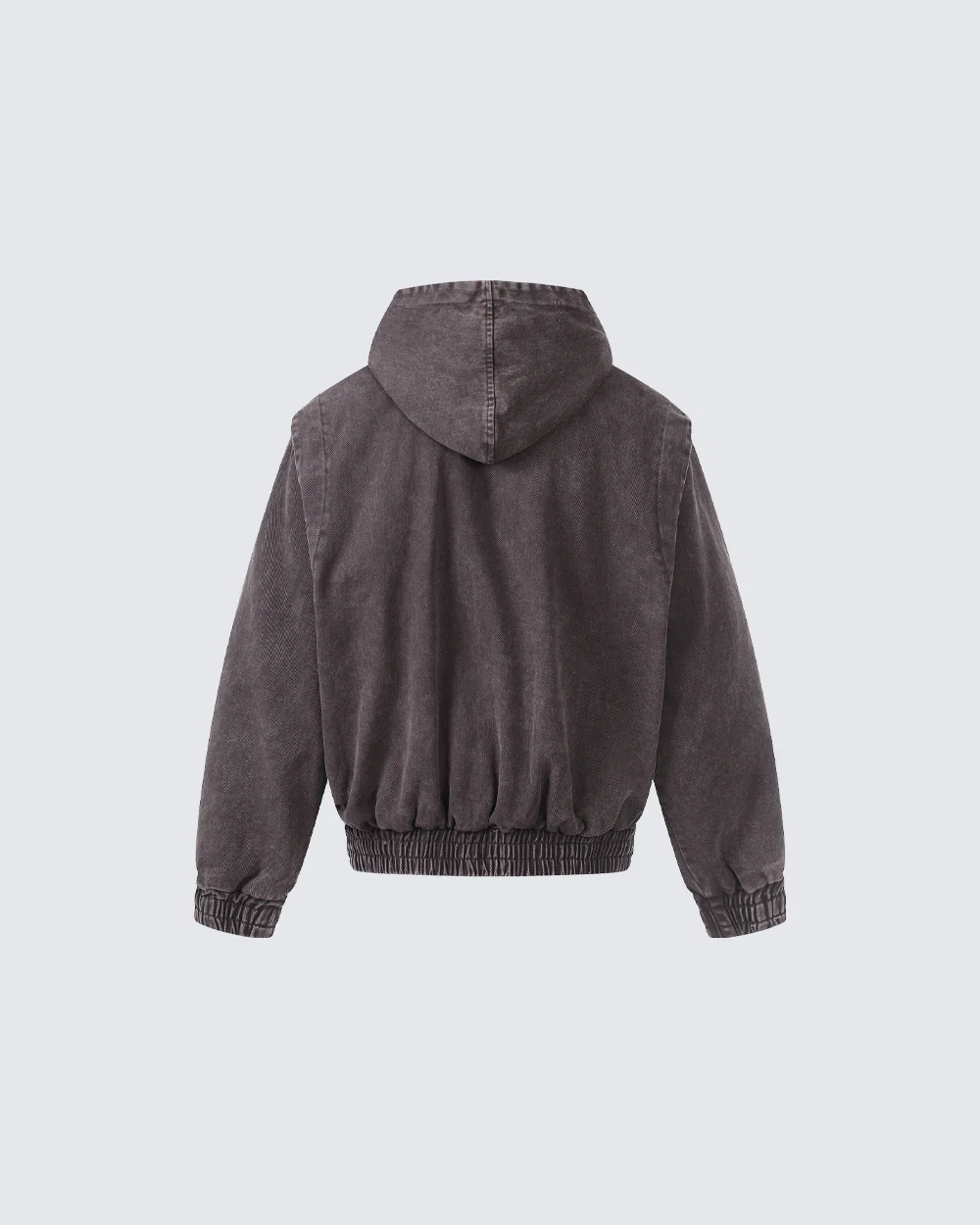 New Arrival Hooded Buckle Denim Jacket - Image 8
